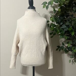 Newbury Kustom Cream Turtleneck Sweater